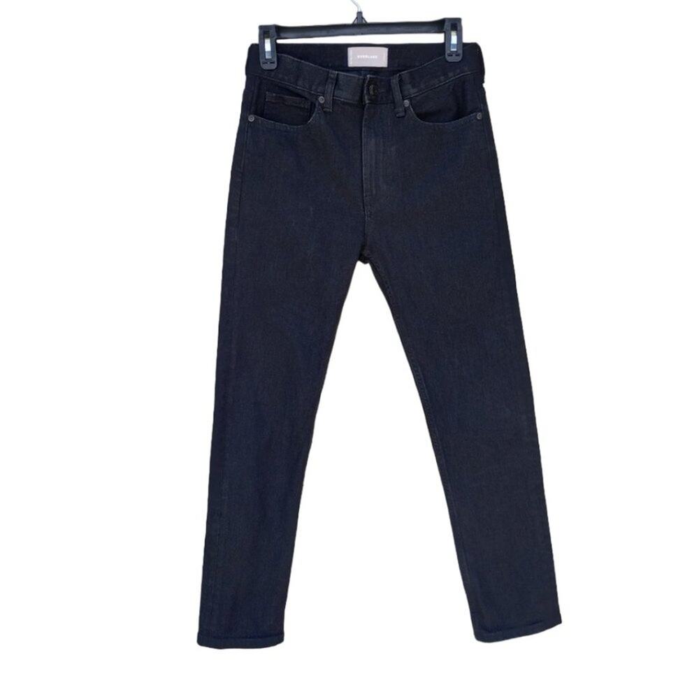 EVERLANE Women's Boyfriend 98% cotton Black Jeans Size 25 - Inseam 26.5"